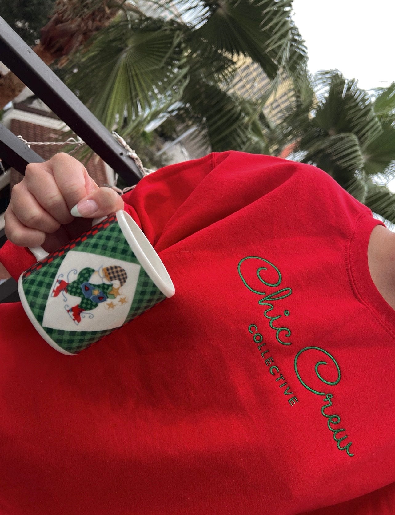 Chic Crew Christmas Crewneck