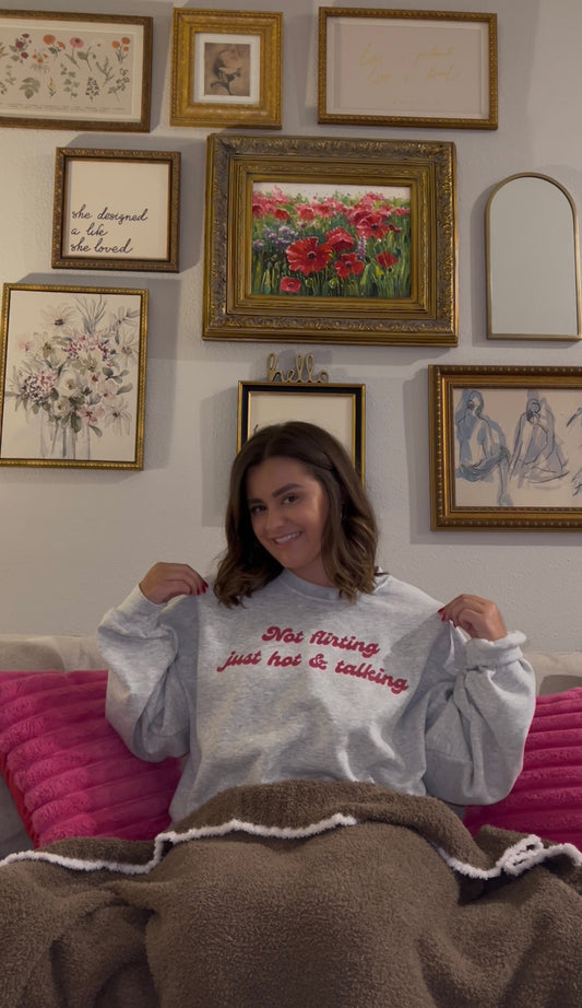 Not Flirting Crewneck